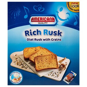 Americana Diet Rusk With Grains 385G