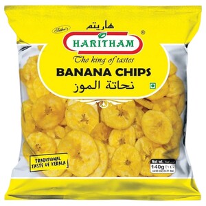 Haritham Dried Sweet Banana Chips 140G