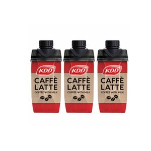 Kdd Coffee With Milk Caffe Latte 250Ml X3