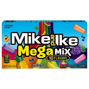 Mike And Ike Candy Mega Mix 10 Flavors 120G