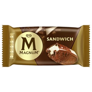 Magnum Chocolate Ice Cream Sandwich With Almonds 140Ml