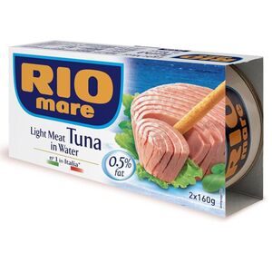 Rio Mare Light Meat Tuna In Water 160 Gr 2 Pcs 20% Offer