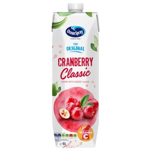Ocean Spray Juice The Original Classic Cranberry 1L