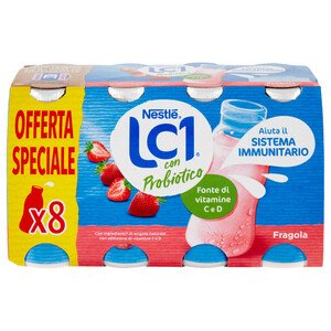 Nestle Lc1 Strawberry Con Probiotico 90G X8