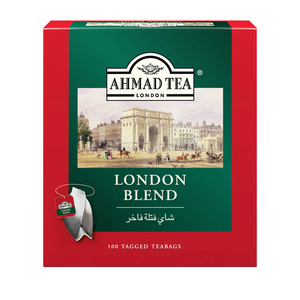Ahmad Tea London Blend 100 Tagged Teabags