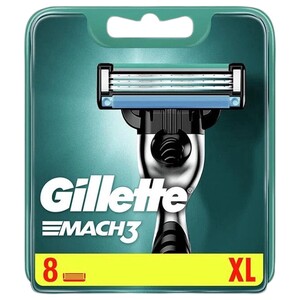 Gillette Mach3 Razor Blades 8 Pieces