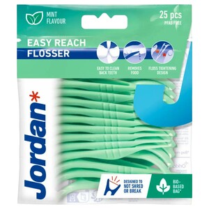Jordan Dental Flosser Mint 25 Pieces