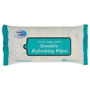 Cool & Cool Pocket Tissue Wipes Assorted 20 Pieces