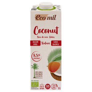 Ecomil Coconut Milk Natural Sugar Free 1L