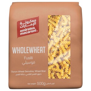 Emirates Macaroni Wholewheat Fusilli 500G