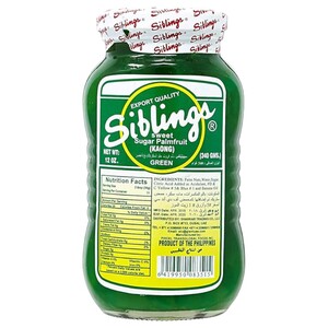 Siblings Sweet Sugar Palm Fruit Green 340G