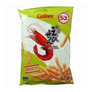 Calbee Prawn Crackers Spicy 70 Gr