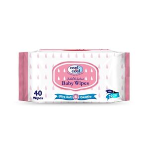 Cool & Cool Baby Wipes 40 Sheets