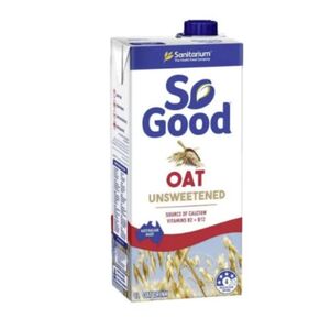 Sanitarium So Good Oat Unsweetened Milk 1 L