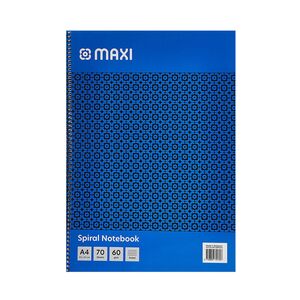 Maxi Spiral Notebook 70 Sheets A4 (Side) Mx-Ssp70a4