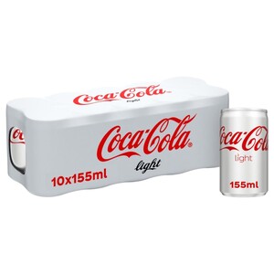 Coca Cola Light Carbonated Soft Drink 155Ml