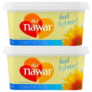 Nawar Spreadable Margarine Trans Fat Free 500G X2