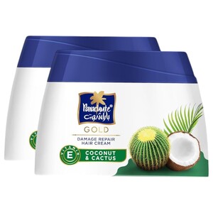 Parachute Gold Damage Repair Hair Cream Coconut & Cactus 140Ml X2