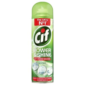 Cif Mousse Bathroom Mousse Power + Shine Citrus 500Ml