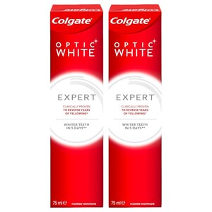 Colgate Toothpaste Optic White Expert 75Ml X2