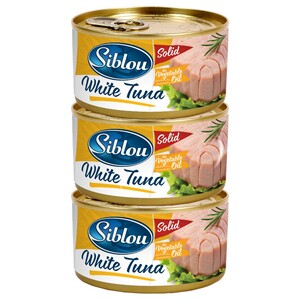 Siblou White Tuna In Oil 185G X3