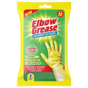 Elbow Grease Super Strong Rubber Gloves Medium