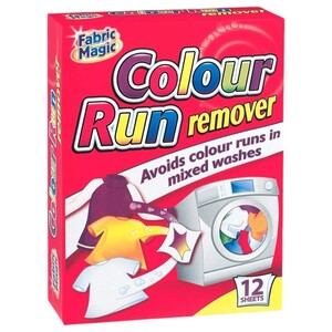 Fabric Magic Fabric Colour Run Remover 12 Pieces