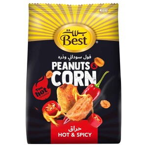 Best Mix Peanuts & Corn Hot & Spicy 150G