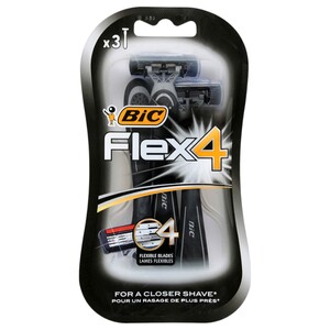 Bic Disposable Razor Flex4 3 Pieces