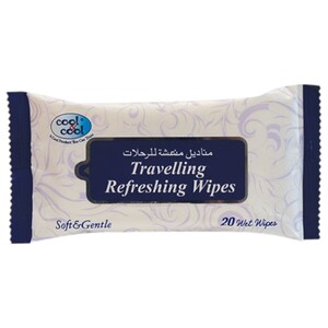 Cool & Cool Travelling Refreshing Wipes 20 Sheets