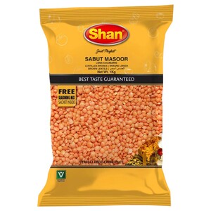 Shan Masoor Whole Brown Lentils 1Kg