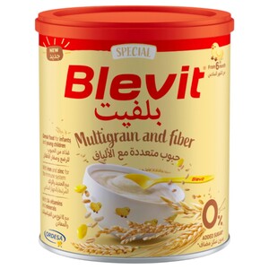 Blevit Plus Dry Cereals Multigrain And Fiber From 6 Months Milk Free 250G