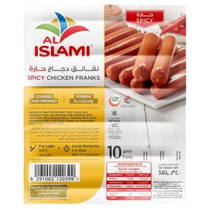 Al Islami Chicken Franks Spicy 340G