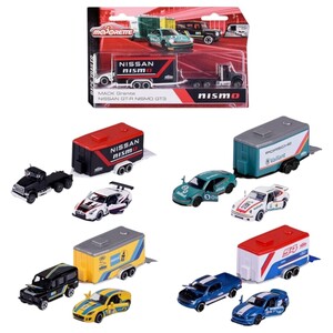 Majorette Race Trailer 4 Assorted