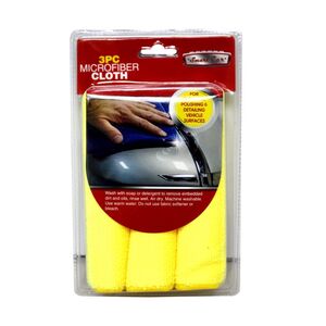 Smart Microfiber Car Cleaning Cloth 3 Pcs