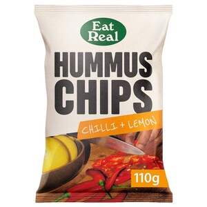 Eat Real Hummus Chips Chilli Lemon 110G