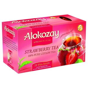 Alokozay Pure Ceylon Tes Strawberry 25 Bags