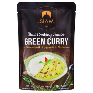De Siam Green Curry Sauce 200G
