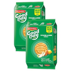 Britannia Good Day Cookies Pistachio Almond 8 Pieces 81G X2