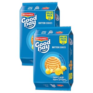 Britannia Good Day Cookies Butter 8 Pieces 81G X2