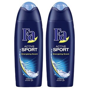 Fa Shower Gel Active Sport 250Ml X2