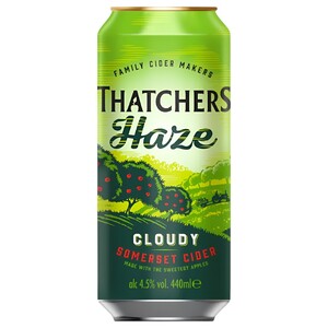 Thatchers Cider Haze Apple Can 440Ml