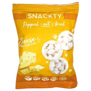 Snackty Rice Cake Pops Cheese 38G