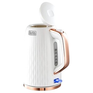 Black+Decker Kettle 2200Watts Jc190w-B5 1.7L Wave Pattern