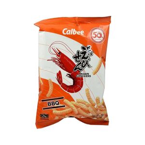 Calbee Prawn Crackers Barbecue 70 Gr