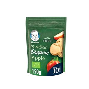 Gerber Nutri Bites Organic Biscuits Apple 150G