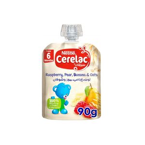 Nestle Cerelac Raspberry Pear Banana Oats 90G