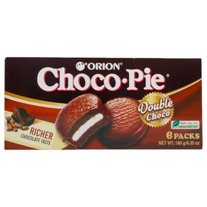 Orion Choco Pie Double Chocolate 180G