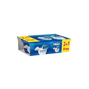 Almarai Greek Yoghurt Plain 150G 2+1 Special Offer