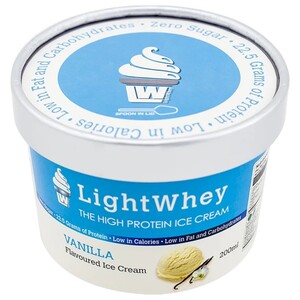 Light Whey Protine Ice Cream Vanilla Cup 200Ml